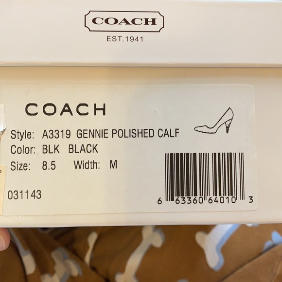 Coach leather heels - Picture 2 of 7